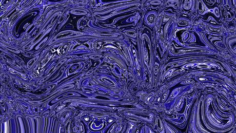 Abstract swirling patterns of blue and white
