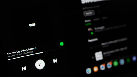 a close up of a computer screen with a sound bar